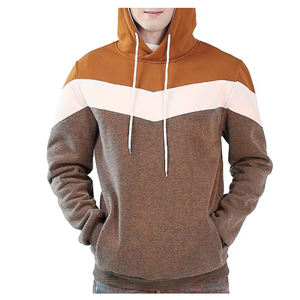 Sweat à capuche slim fit pour homme avec logo frontal, tissu respirant polyester/coton, manches longues, poches, impression personnalisée - Product Image 2