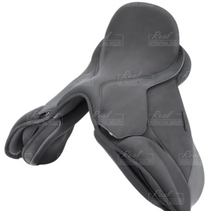 Selle de saut anglaise professionnelle fabriquée à la main en cuir de qualité supérieure conception équestre de qualité compétition dimensionnement personnalisé disponible - Product Image 2