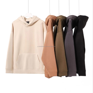 Sudaderas con Capucha de Gamuza de 420 Gsm, Diseño Nuevo de Otoño e Invierno, Venta al por Mayor, Personalizadas, Unisex, Lisas, Sin Cordones - Product Image 1