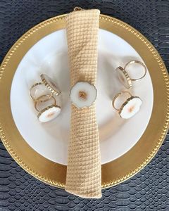 Handmade Designer Resin Napkin Rings Elegant Dining Table <b>Tissue</b> Holder for <b>Wedding</b> and Restaurant Decorative Napkin Holders - Product Image 1