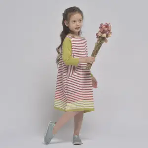 ODM ताइवान आपूर्तिकर्ता कैज़ुअल लड़कियों के कपड़े 2-6 बच्चों के कपड़े