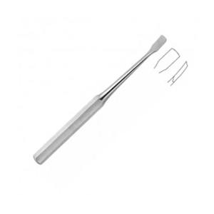 Cuchillo ovalado de herrador de acero inoxidable premium para cascos de caballo, mango de madera de caucho, instrumento veterinario OEM Dentavex CE - Product Image 1
