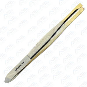 Pince à sourcils inclinée avec marque privée Équipements de beauté Instruments de soins de beauté Pince à sourcils Instruments de beauté Outils - Product Image 3