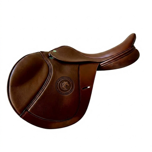 Selle en cuir anglaise de luxe pour l'équitation, exportation mondiale - Product Image 1
