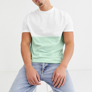 T-shirt de musculation 100 % coton personnalisé, coupe classique, col rond, manches courtes, respirant, séchage rapide, couleur unie - Product Image 4