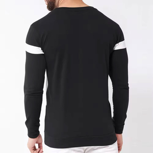 เสื้อยืดแขนยาวลำลองคุณภาพสูงสำหรับผู้ชาย ผ้าฝ้าย 100% พร้อมพิมพ์ลายตามสั่ง คอกลม แห้งเร็ว ระบายอากาศได้ดี ใส่ได้ทุกฤดู - Product Image 2