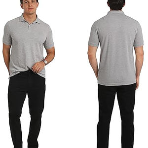 Polo shirts Hight Quality100% Cotton Custom Embroidery Logo Men's Polo Shirts Casual Brand City Polos Home <b>Tops</b> Men's Polo - Product Image 2