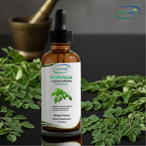 Boissons énergétiques liquides au Moringa, supplément naturel à base d'extraits de Moringa, gouttes d'huile pour les soins de la peau et la croissance des cheveux - Product Image 2