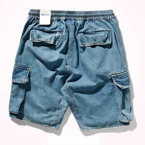 Pantalones Cortos de Mezclilla para Hombre, Estilo Vintage, Rotos y Desgastados, a la Moda, con Agujeros, Ajustados, para Streetwear - Product Image 2