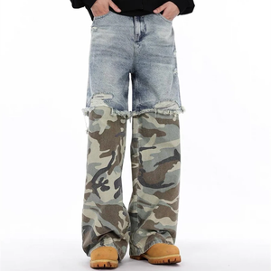 Pantalones Cargo Ligeros de Algodón 100% Ecológico para Hombre, de Color Sólido, Pierna Ancha, Cintura Elástica, Cierre de Cremallera, Multibolsillos, Casuales de Verano - Product Image 1