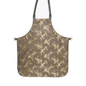 Capa de Peluquería de Cuero, Delantal Marrón Ajustable y Duradero con Bolsillos y Detalle de Cadena - Product Image 6