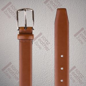 Men's Reversible Genuine Cow Hide Leather Dress <b>Belt</b> 3.4cm <b>Wide</b> Big and Tall with Alloy Buckle Two-in-One - Product Image 2