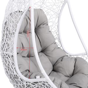 Chaise suspendue en rotin d'extérieur, conception robuste, vente directe usine, pour mobilier de patio et de jardin, commandes en gros - Product Image 4