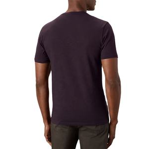 T-shirt classique en coton pour hommes, manches courtes, col rond, tissu doux et respirant, couleur et logo personnalisés, commandes acceptées, vente en gros - Product Image 5