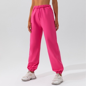 Pantalones Deportivos Holgados de Algodón Suave para Mujer, Estilo Hip Hop Otoño Invierno, con Logotipo Personalizado, Pantalones Casuales de Corte Holgado - Product Image 3