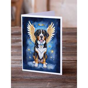 Lunatique A7 taille 5x7 cartes vierges plus grande pour chien de montagne suisse mon ange carte de voeux Pack 8 comprend des enveloppes - Product Image 2