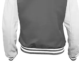 Custom <b>Leather</b> Sleeve Varsity <b>Jacket</b> With Custom Name And Number Premium Embroidered Chenille Patch Letterman <b>Jacket</b> For Clubs - Product Image 5