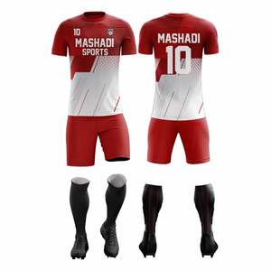 Adult Soccer Club Teams Uniform Sets with Sublimated Printed Short Sleeve Soccer Uniforms Wholesale Sizes Available - Product Image 1