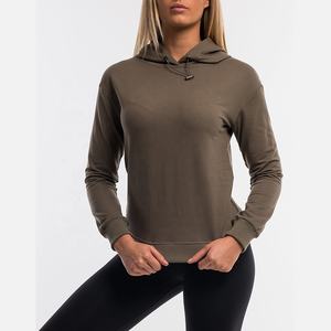 Vente en gros Sweatshirts à capuche imprimés vierges personnalisés Sweatshirts à capuche de style de rue Vêtements premium pour femmes - Product Image 2
