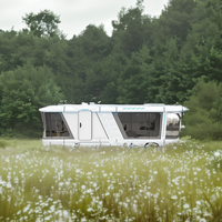 Villa Prefabbricata Moderna a Capsula Spaziale, Portacabin Commerciale Resistente al Vento con Strutture Abitative Complete