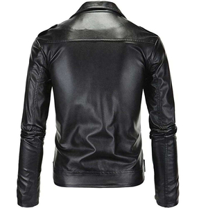 Veste en cuir de vache véritable de haute qualité pour hommes et femmes, mode hivernale de haute qualité avec logo sur le devant, vestes en cuir pour hommes - Product Image 2