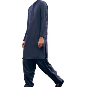 Collection de robes de créateurs musulmans Shalwar Kameez pakistanaise traditionnelle pour hommes Fourniture en gros directe d'usine pakistanaise indienne - Product Image 1