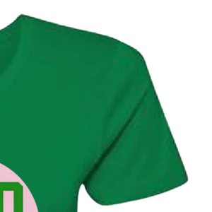 Camiseta AKA The Eight Club 8, camiseta verde de algodón de primera calidad con cuello redondo, manga corta, suave, transpirable, informal, para mujer - Product Image 5