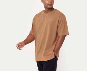 เสื้อยืดแฟชั่นใหม่ผู้ชาย ผ้าฝ้าย 100% สไตล์วินเทจ ซักแล้ว น้ำหนัก 250gsm เนื้อเจอร์ซีย์หนา สีพื้น ไซส์ใหญ่ - Product Image 1