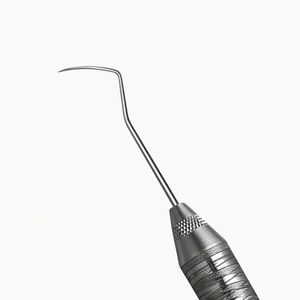Sonde de diagnostic dentaire OPTITECH HEALTHCARE # Instrument chirurgical manuel à double extrémité moleté argenté 17/23 Classe I HF-0003 - Product Image 5