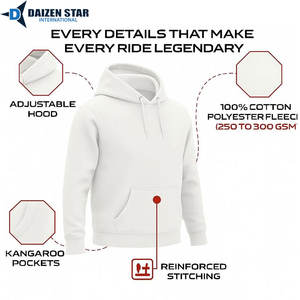 Sweat-shirt de sécurité pour moto d'hiver renforcé en Kevlar avec doublure en polaire |   Résistant à l'abrasion Unisexe - Product Image 4