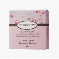 [J International] Rivecowe Matte CC Face Makeup Compact 8g avec contrôle du sébum pour tous types de peaux