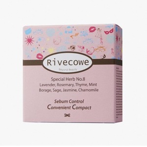 [J International] Rivecowe Matte CC Face <b>Makeup</b> <b>Compact</b> 8g with Sebum Control for All Skin Types - Product Image 3