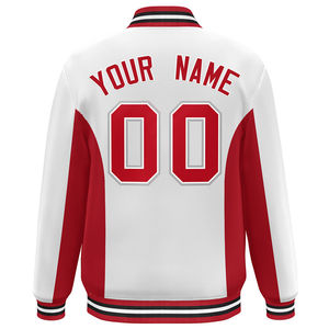 Veste de baseball pour homme, style Letterman, personnalisée, en laine mélangée de haute qualité, manches en cuir, streetwear moderne - Product Image 4
