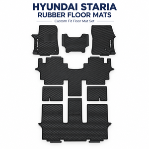 Tapis de sol de voiture en caoutchouc robuste 2.5D sur mesure pour Staria 7 places 2024, imperméables toutes saisons, doublures de sol auto OEM ODM - Product Image 1