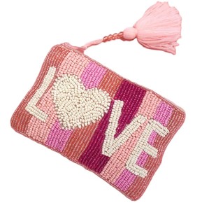 Pochette porte-monnaie brodée à la main avec perles de verre, pour usage quotidien, voyage, cadeaux, fêtes, sacs tendance et originaux - Product Image 1