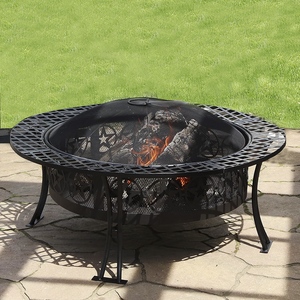 Meilleure vente de foyer en acier moderne portable et personnalisé pour la cuisson en plein air avec revêtement en poudre pour réchauffer la chaleur - Product Image 2