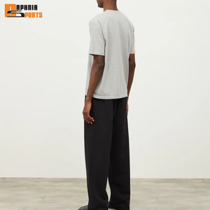 Cropped <b>Box</b> Fit T-Shirt 100% Cotton Eco-Friendly Anti-Pilling Regular Fit <b>Drop</b> Shoulder Custom Logo Streetwear Tee Wholesale - Product Image 4