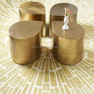 Mesa auxiliar de aluminio Mesa de centro Mesa de diseño moderno para el hogar Sala de estar Dormitorio Hotel y restaurantes. Por Azora Industries - Product Image 6