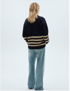 เสื้อสเวตเชิ้ตผู้หญิงปักลายตามสั่ง ทรงโอเวอร์ไซส์ คอกลม มีฮู้ด ผ้าฝ้ายฟลีซ เฟรนช์เทอร์รี่ คอเต่า - Product Image 2