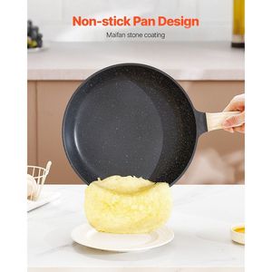 Set di Pentole e Padelle Antiaderenti in Granito da 19 Pezzi per Cucina e Camper, Ideale per Friggere e Preparare Salse - Product Image 5