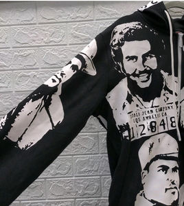 Hoodies Homme Légers à Fermeture Éclair, Style Streetwear, Imprimés Oversize, Collection Hiver, Prix de Gros Asali-Hoodies - Product Image 3