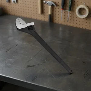 High Quality Adjustable 8\" & 12\" Drop-Forged Stainless Steel Wrench Polished OEM <b>Hand</b> <b>Tool</b> for DIY Repairing - Product Image 4