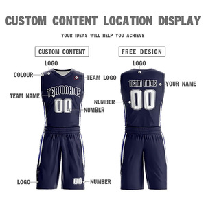Conjunto de Camiseta y Pantalones Cortos de Baloncesto Personalizados con Nombre del Equipo, Impresión Sublimada, Poliéster Transpirable, Ropa Deportiva Unisex para Adultos - Product Image 4