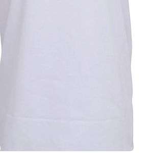 เสื้อยืดสีขาวขอบชมพู ลายกราฟิก Pearl Soror แขนสั้น ผ้าฝ้ายลำลอง แฟชั่นสำหรับผู้หญิง - Product Image 4