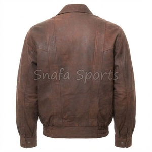 Veste en cuir de haute qualité pour moto, style décontracté d'hiver, imperméable et coupe-vent, veste en cuir pour homme de haute qualité - Product Image 2