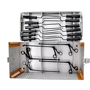 Juego de Instrumentos Quirúrgicos Ortopédicos para Columna Lumbar ML, de Acero Inoxidable, Grado Quirúrgico, Autoclavables, Manuales - Product Image 1