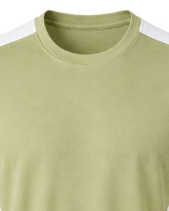 Manufacturer Custom Light Green <b>Mens</b> Sports T Shirt Quick Dry Breathable Gym Fitness Running Athletic Polyester Training Tee <b>Top</b> - Product Image 6