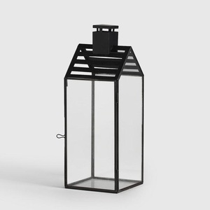 Ensemble de lanternes suspendues au design élégant et tendance, 2 lanternes suspendues jaunes et rouges en fer, modernes, écologiques, durables et économiques - Product Image 5