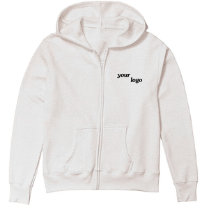 Sudadera con capucha unisex personalizada, de corte regular, con cremallera, de alta calidad, estilo urbano, ecológica, con estampado digital ODM. - Product Image 1