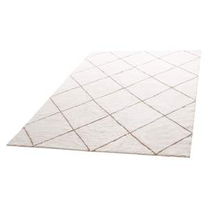 Tapis d'intérieur en peluche beige 8 x 10 pieds, épais, durable, à poils longs, résistant à l'usure, antidérapant, pour chambre à coucher - Product Image 1